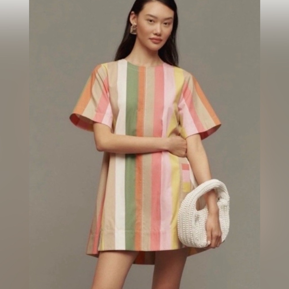 NWOT Maeve Emmy Short Sleeve Swing Dress - Picture 2 of 9